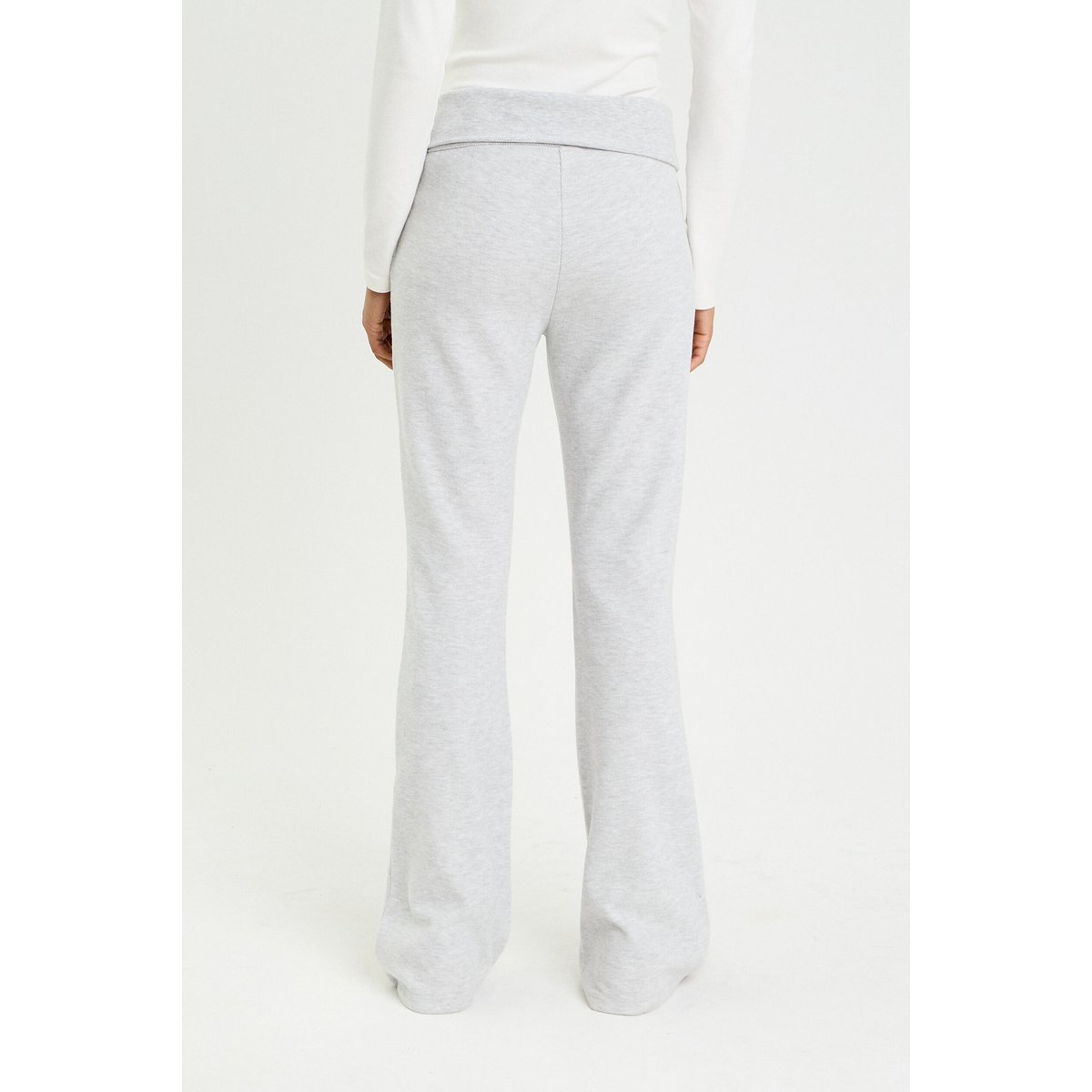 Pantalon bootcut taille standard gris clair, CACHE CACHE