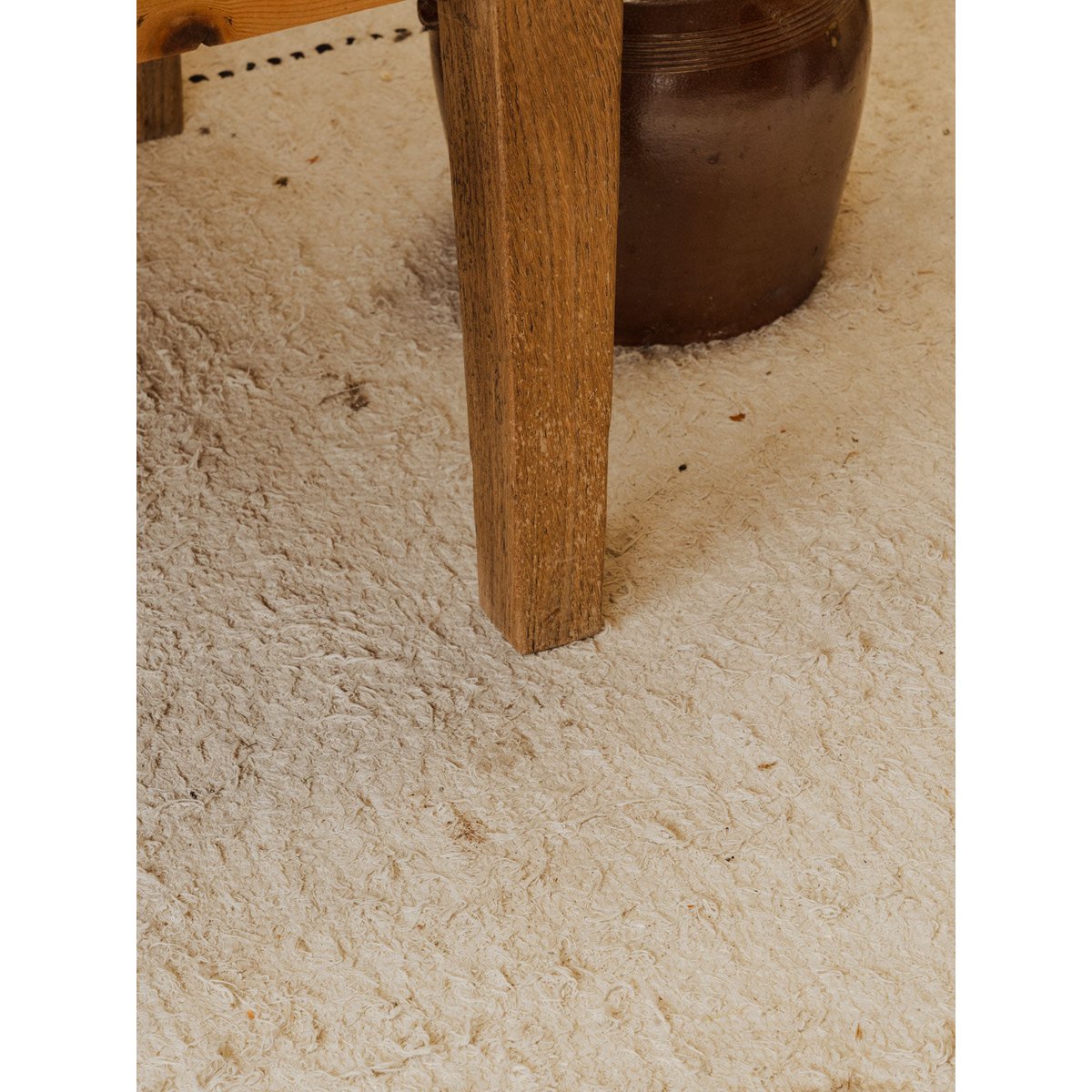Table basse en bois Léonie N°1168 - Bon état bois clair, DEBONGOUT