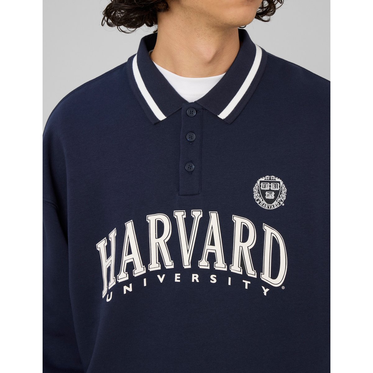 Sweat licence harvard bleu foncé, BZB