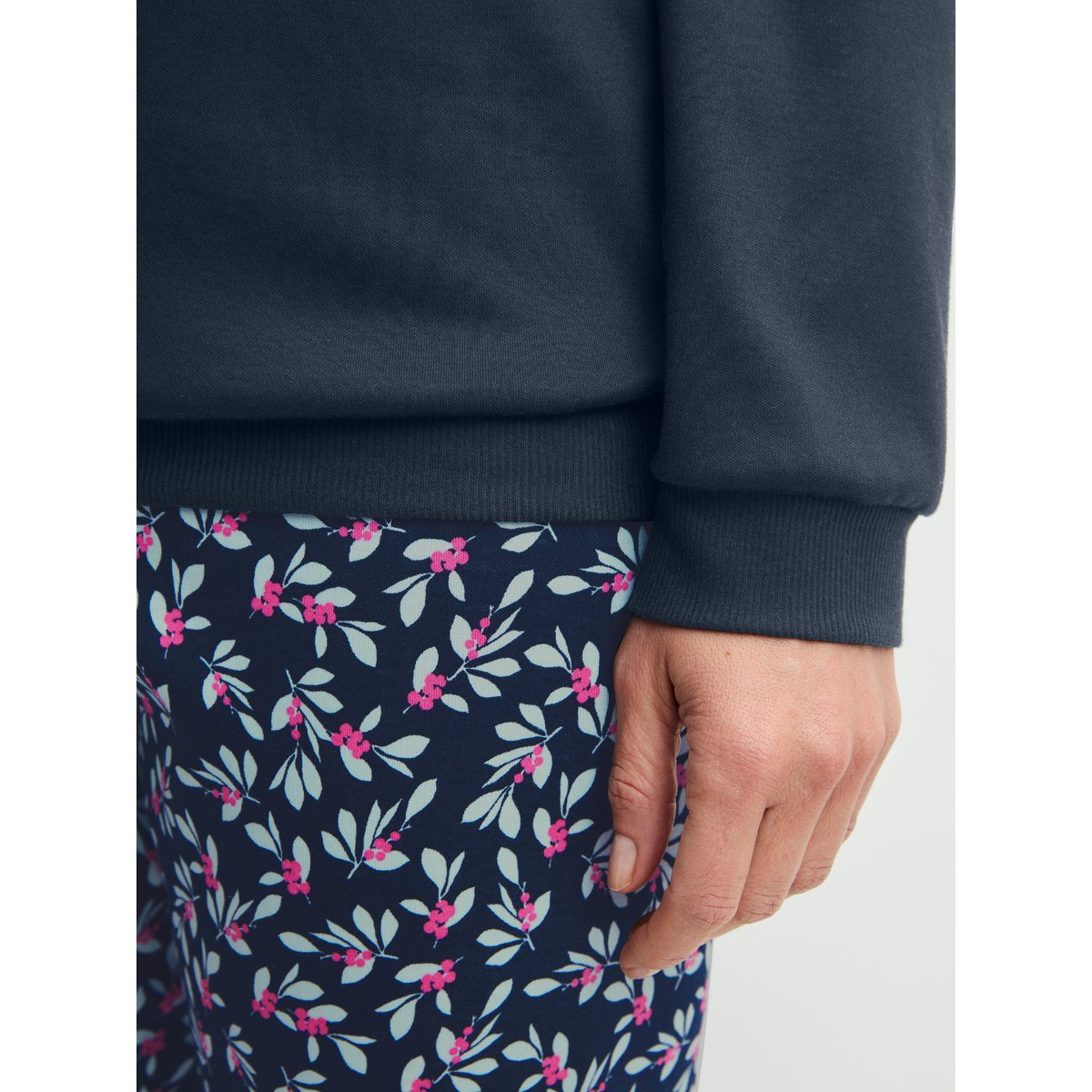 manches longues Coton FAMILY & FRIENDS bleu nuit, CALIDA