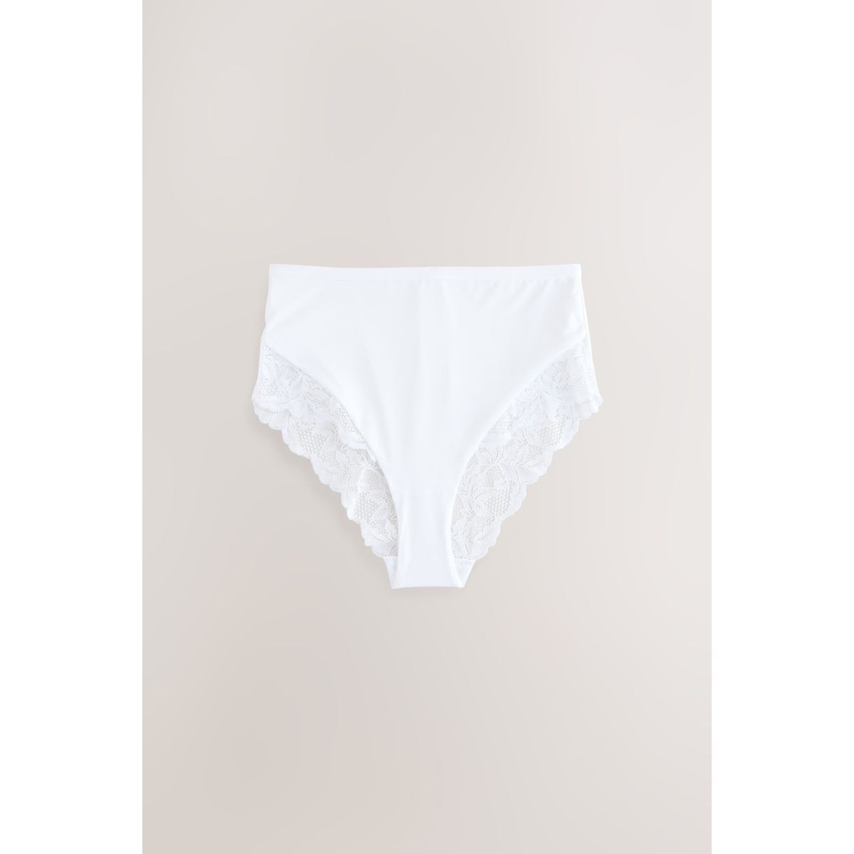 Culotte taille haute en microfibre, lot de 3 noir/blanc/nuit/praline, NEXT