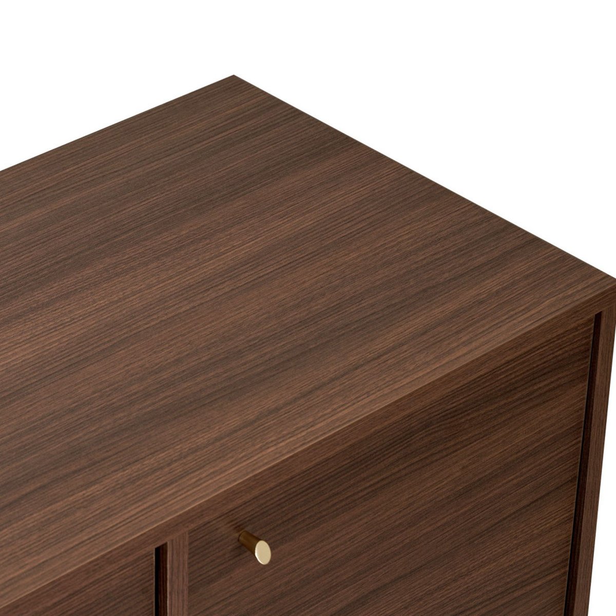 Buffet 4 portes en bois L180cm- HOPA bois foncé, DRAWER