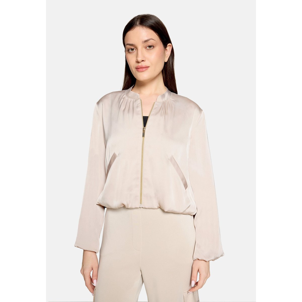Blouson à manches 3/4 gris, BETTY BARCLAY
