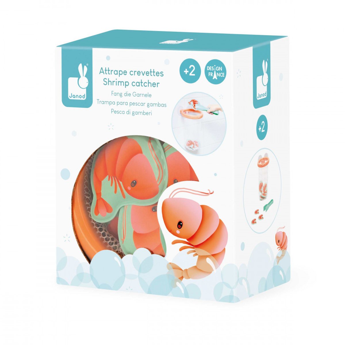 Attrape Crevettes Du Bain orange, JANOD