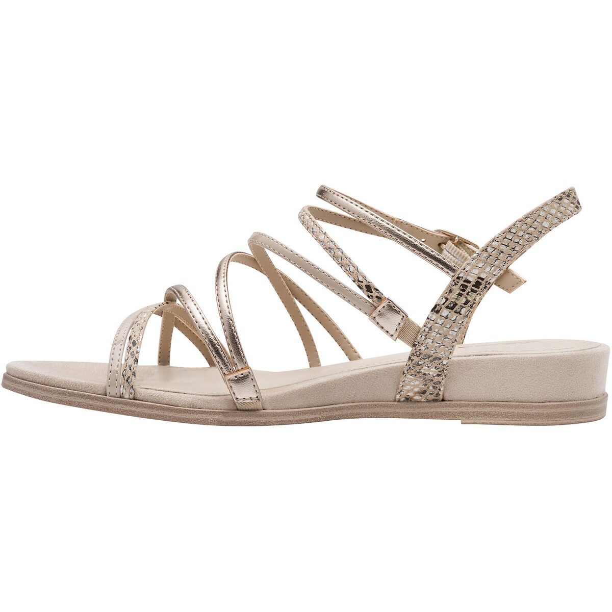 Flat Multi-Strap Sandals nude, TAMARIS