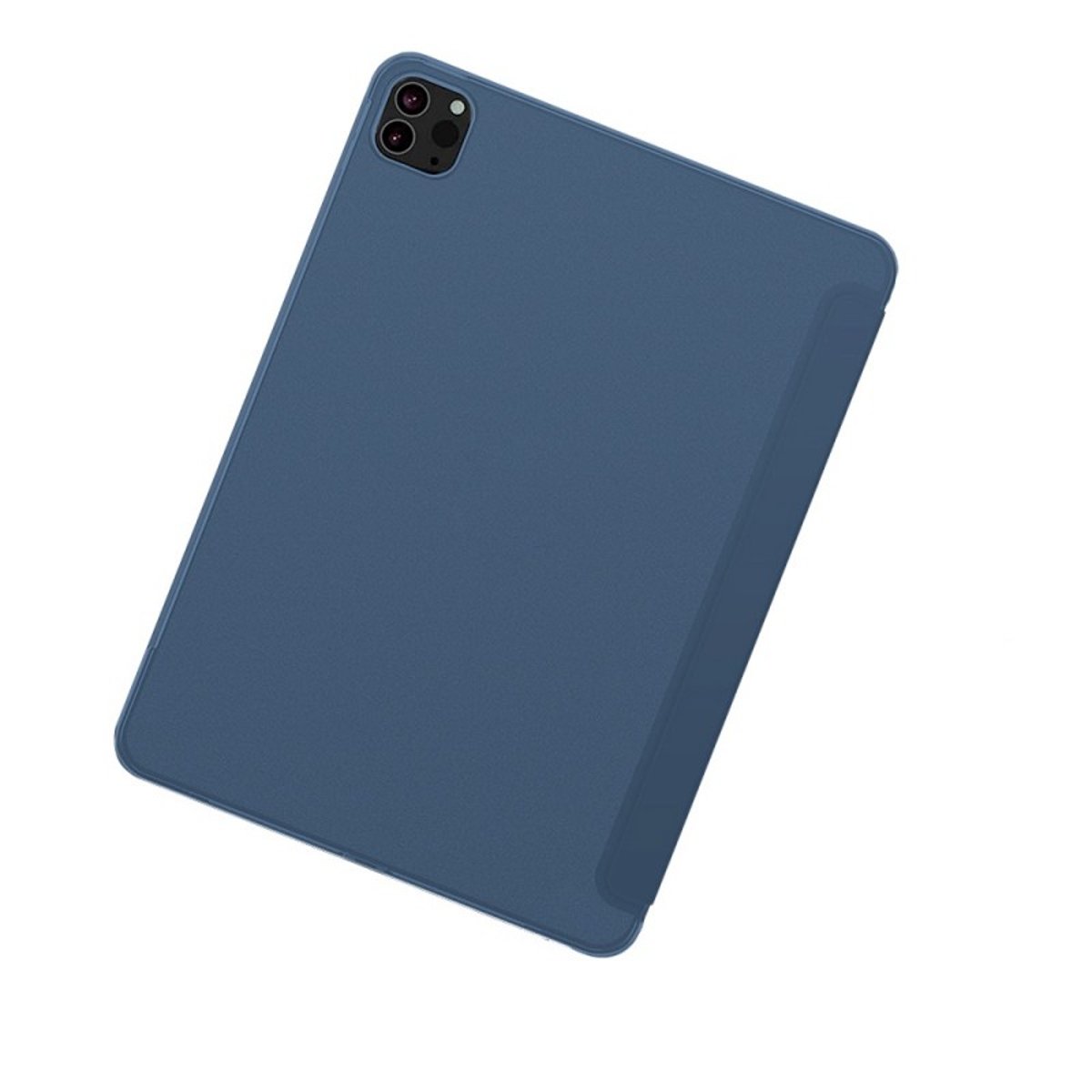 Etui Smart Cover à rabat avec support pour iPad Pro 12.9" (2018/2020/2021) bleu, EVETANE
