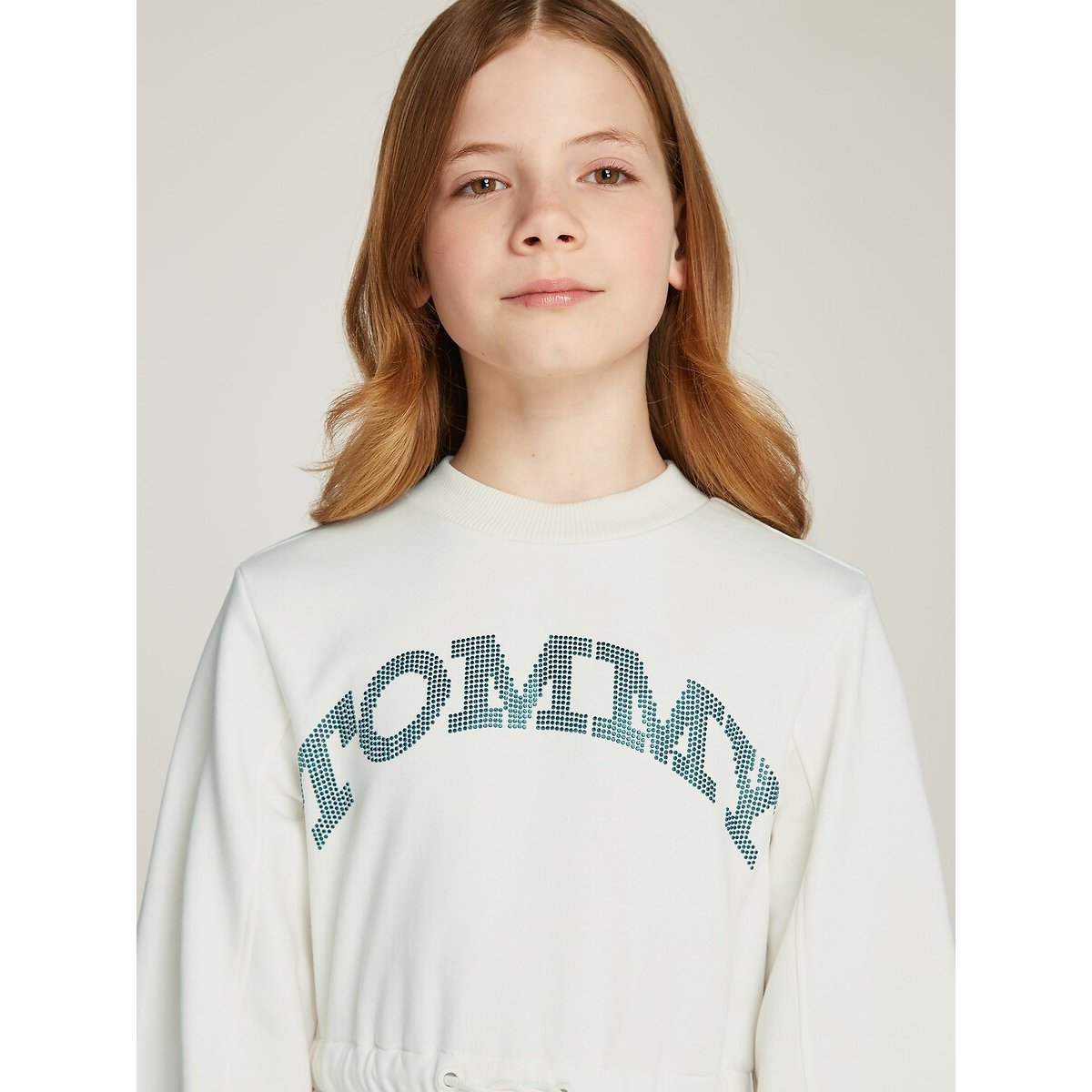 Cotton Mix Dress ecru , TOMMY HILFIGER