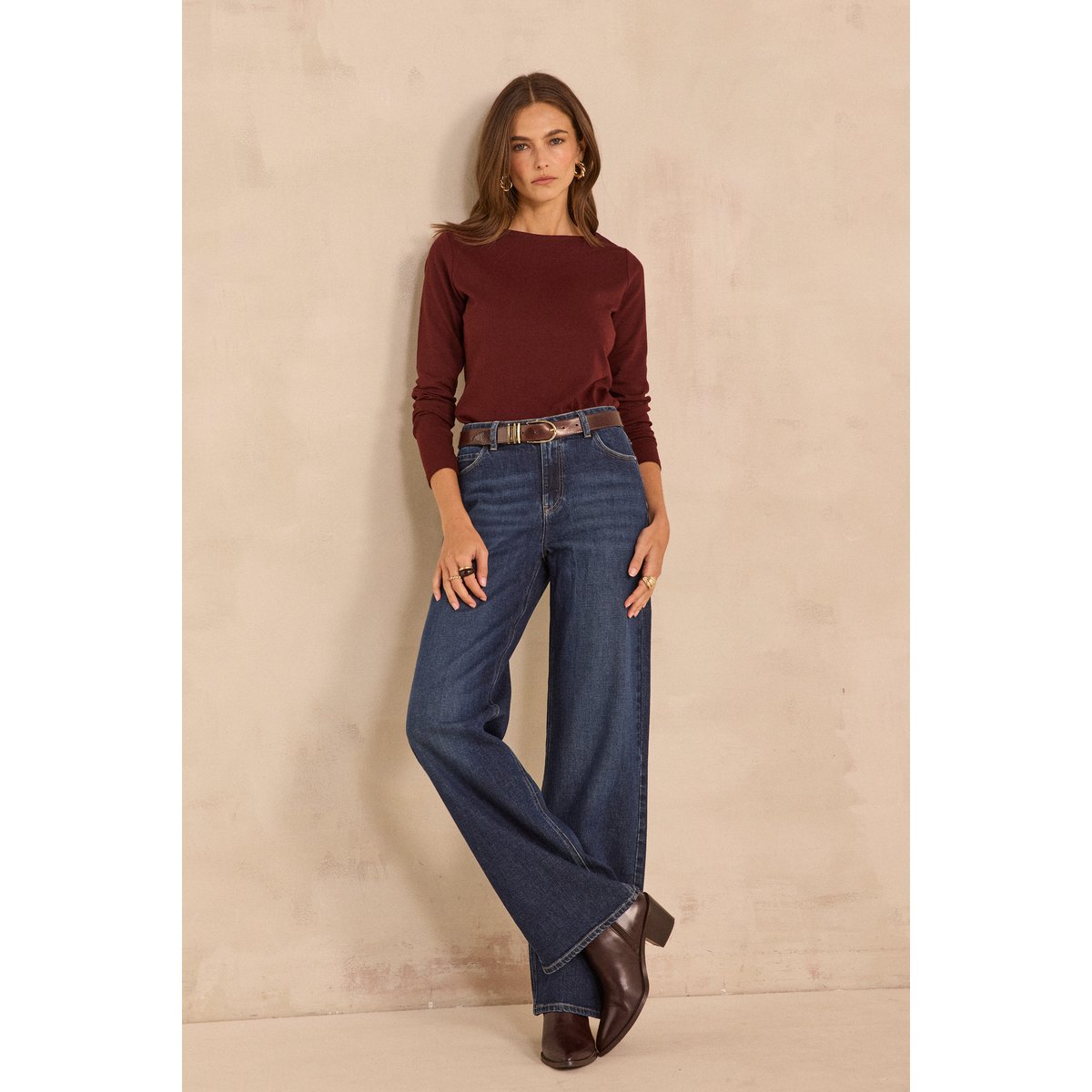 Jean large SCOTT denim brut, Maison 123