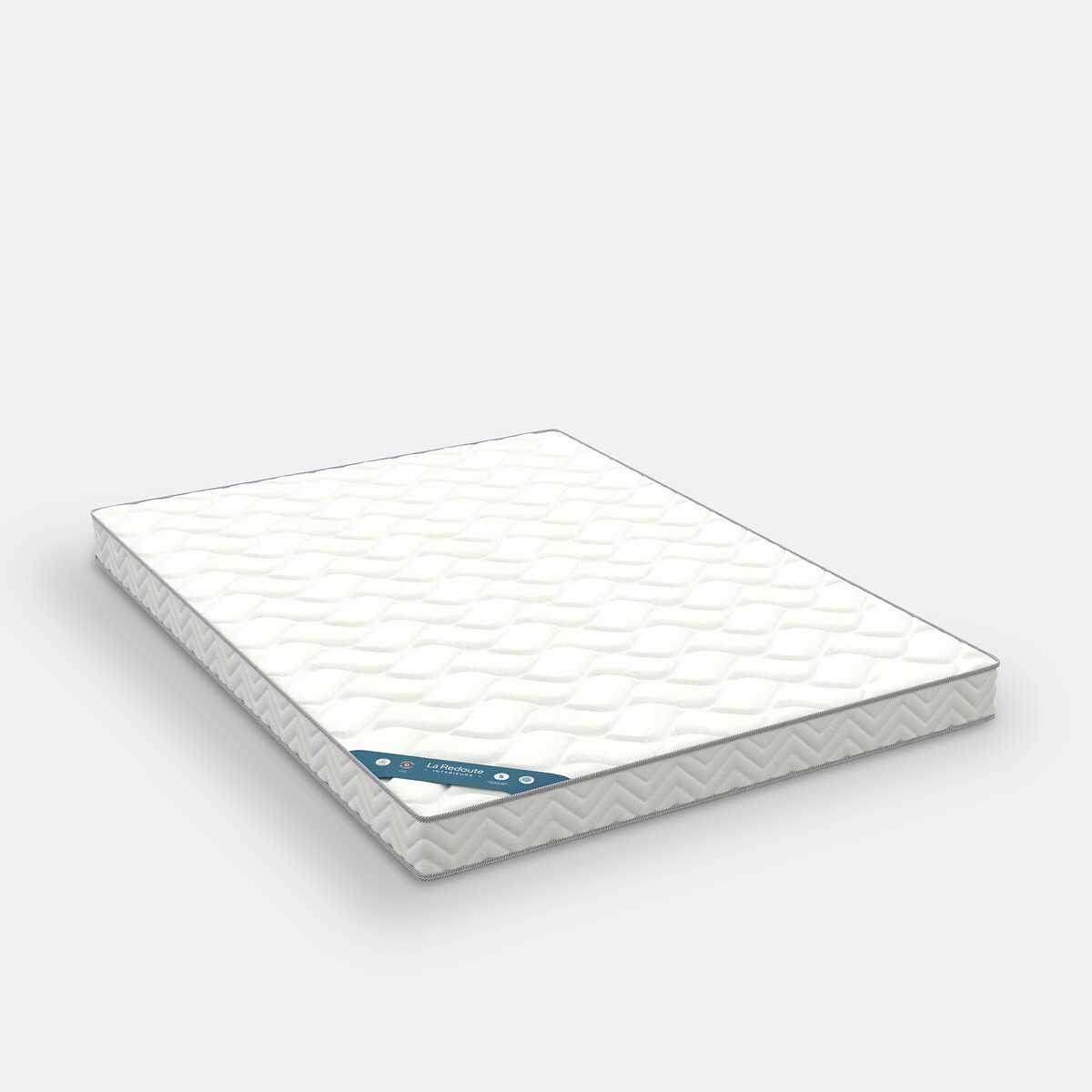 Matelas mousse densité 25 Kg/m3, soutien mi-ferme, accueil moelleux blanc, LA REDOUTE INTERIEURS