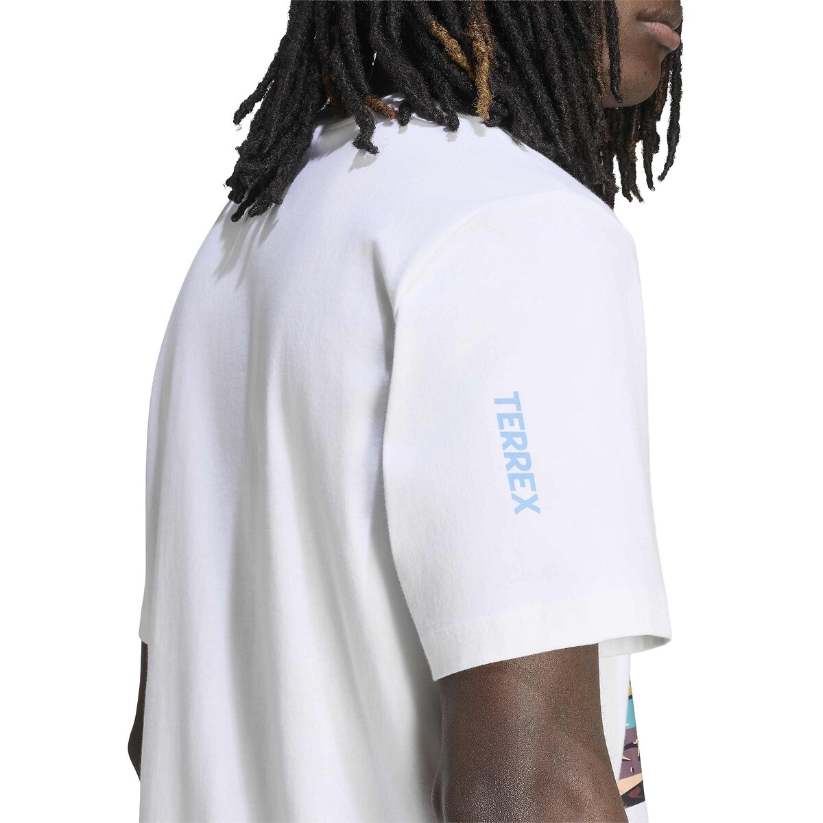 T-shirt de randonnée, TERREX blanc, adidas Performance
