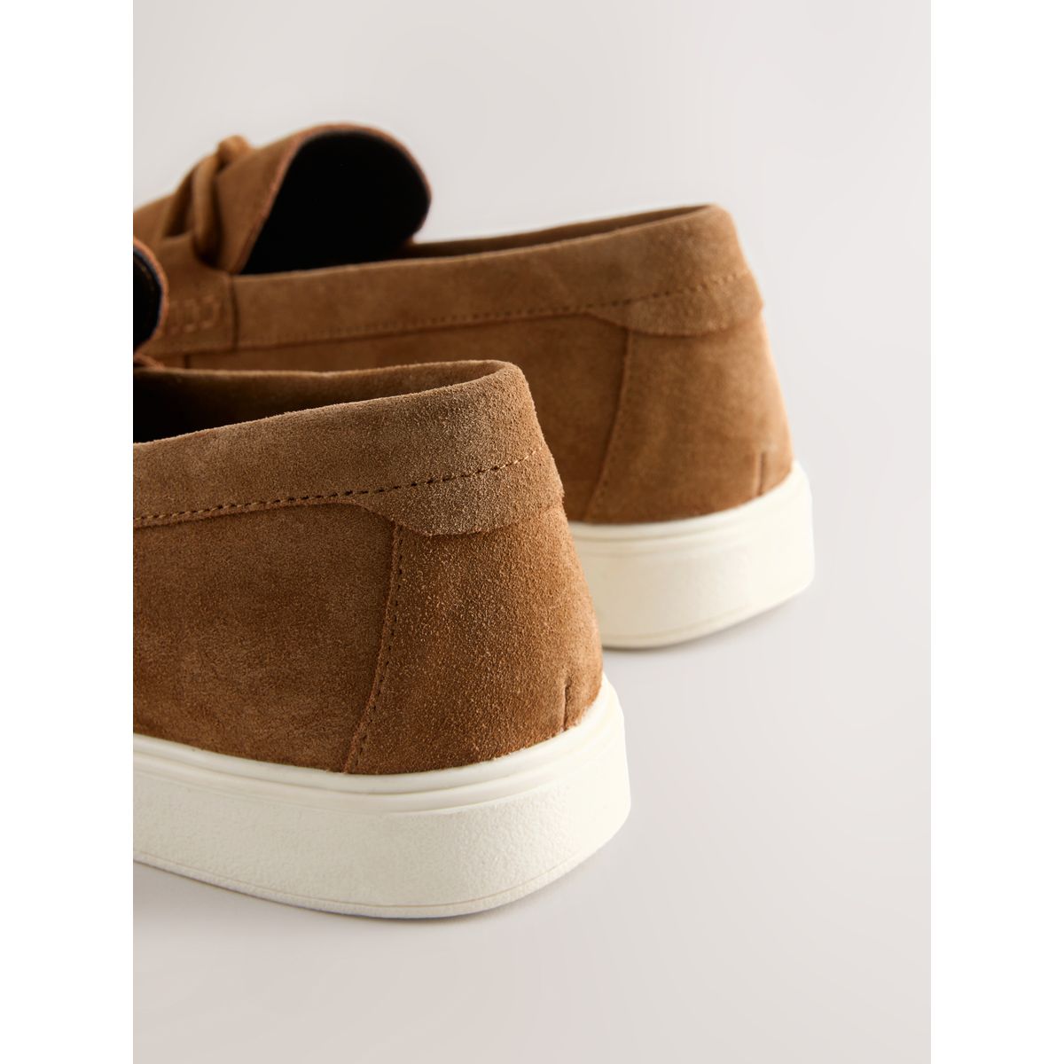 Mocassins décontractés en corde marron fauve, NEXT