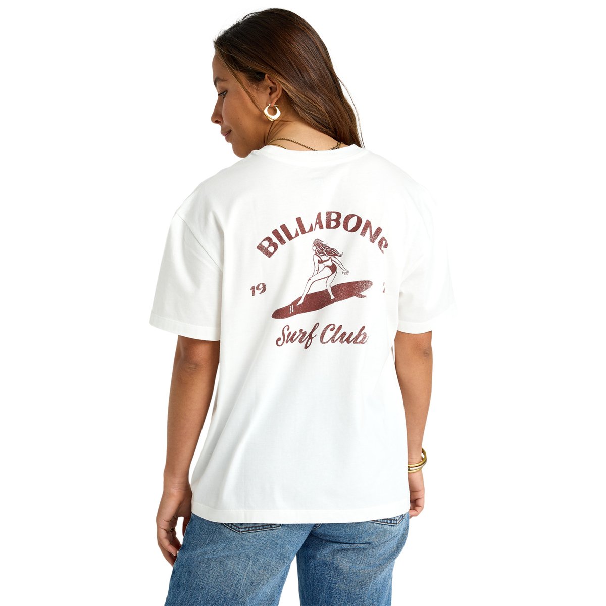 T shirt manches courtes CATCH FEELINGS blanc salt crystal, BILLABONG