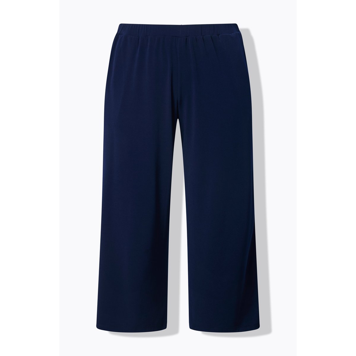 Pantalon 7/8 en jersey marine, ULLA POPKEN