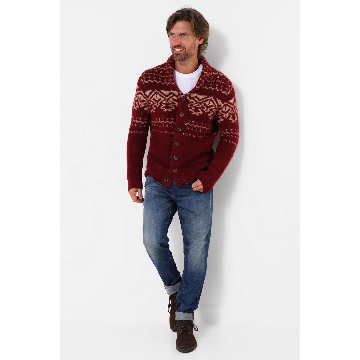 Cardigan Douillet rouge, JOE BROWNS