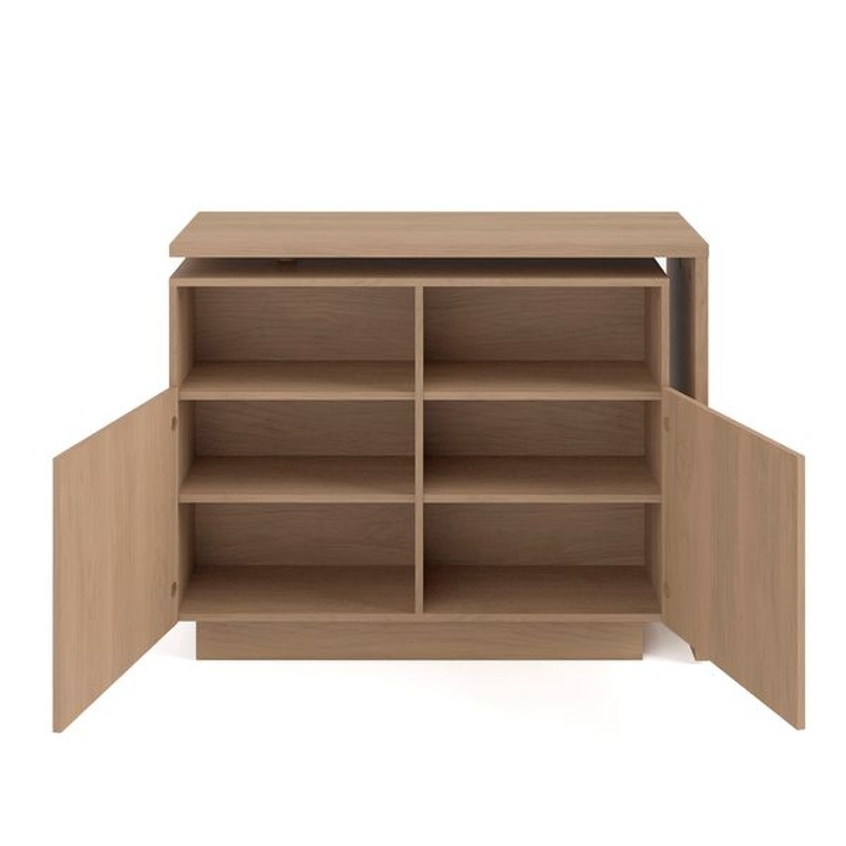 Îlot central cuisine 125cm plateau pivotant naturel, ZAGO