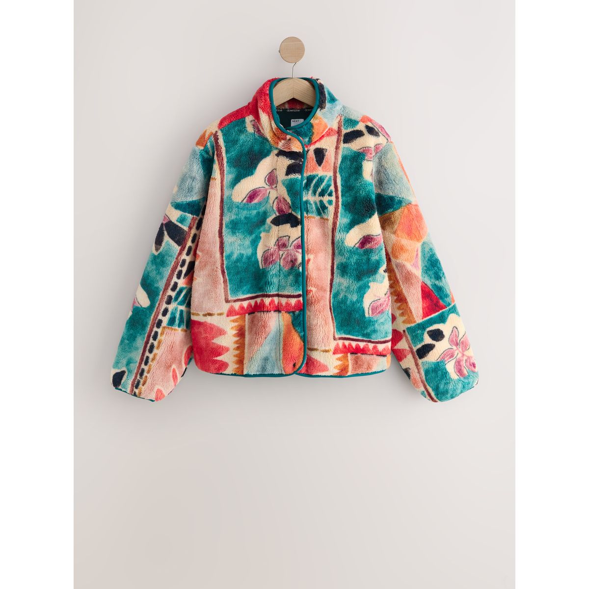 Veste polaire en peau lainée résumé rouge, NEXT