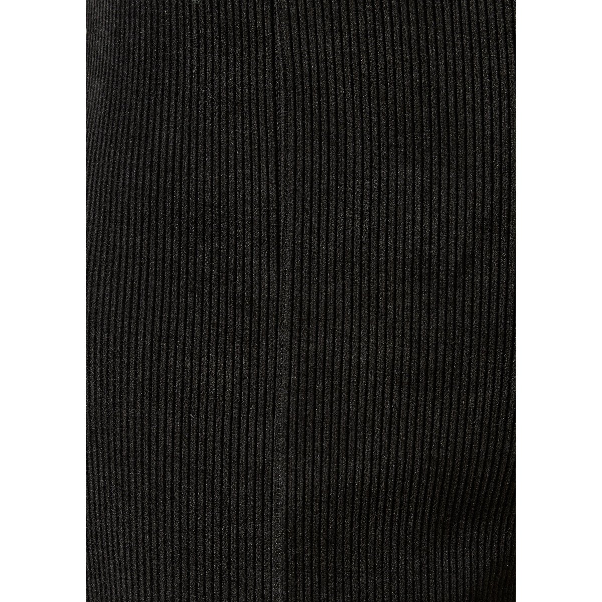 Pantalon en milano velours taille élastique noir, LA FEE MARABOUTEE