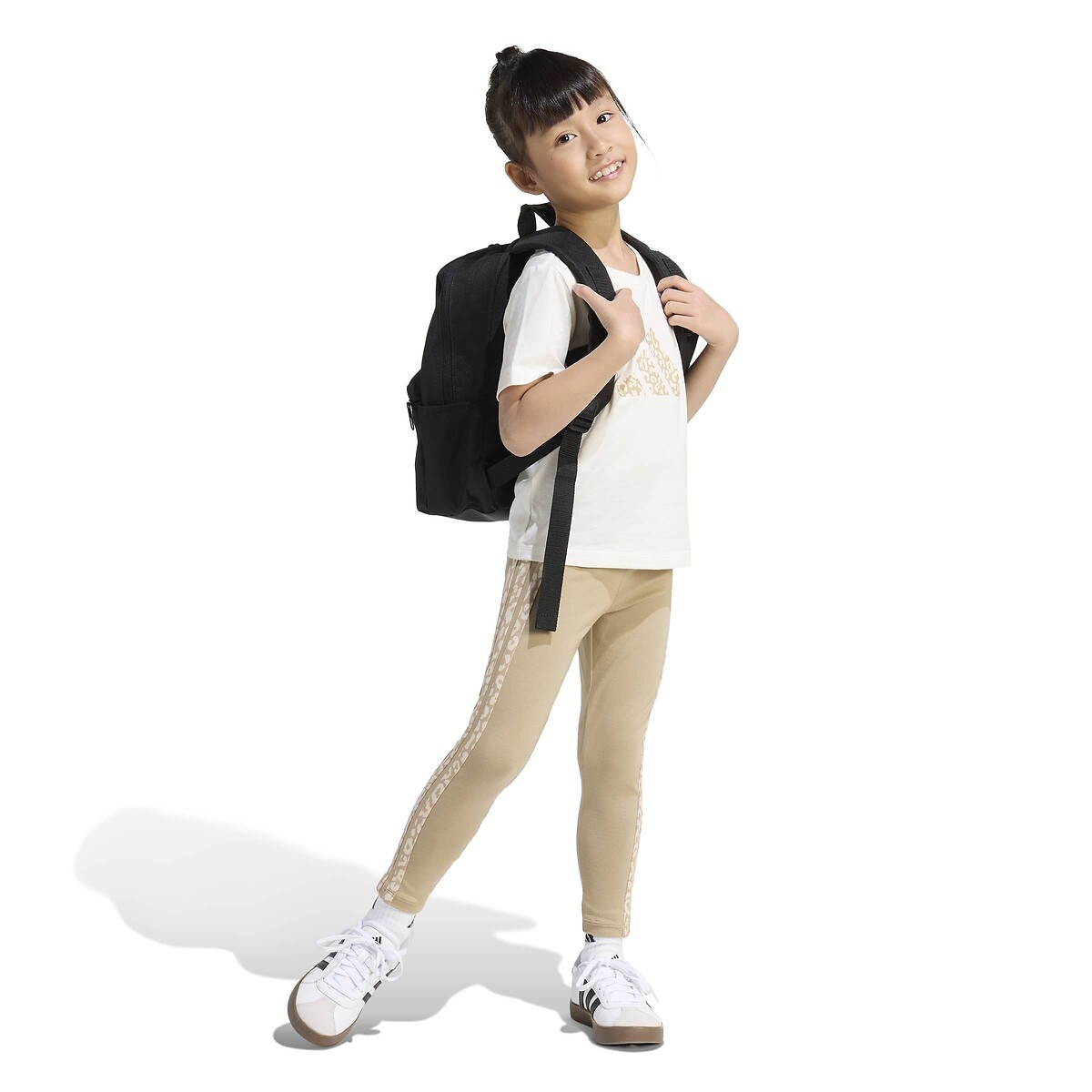 Set aus Shirt und Leggings beige/weiss, ADIDAS SPORTSWEAR