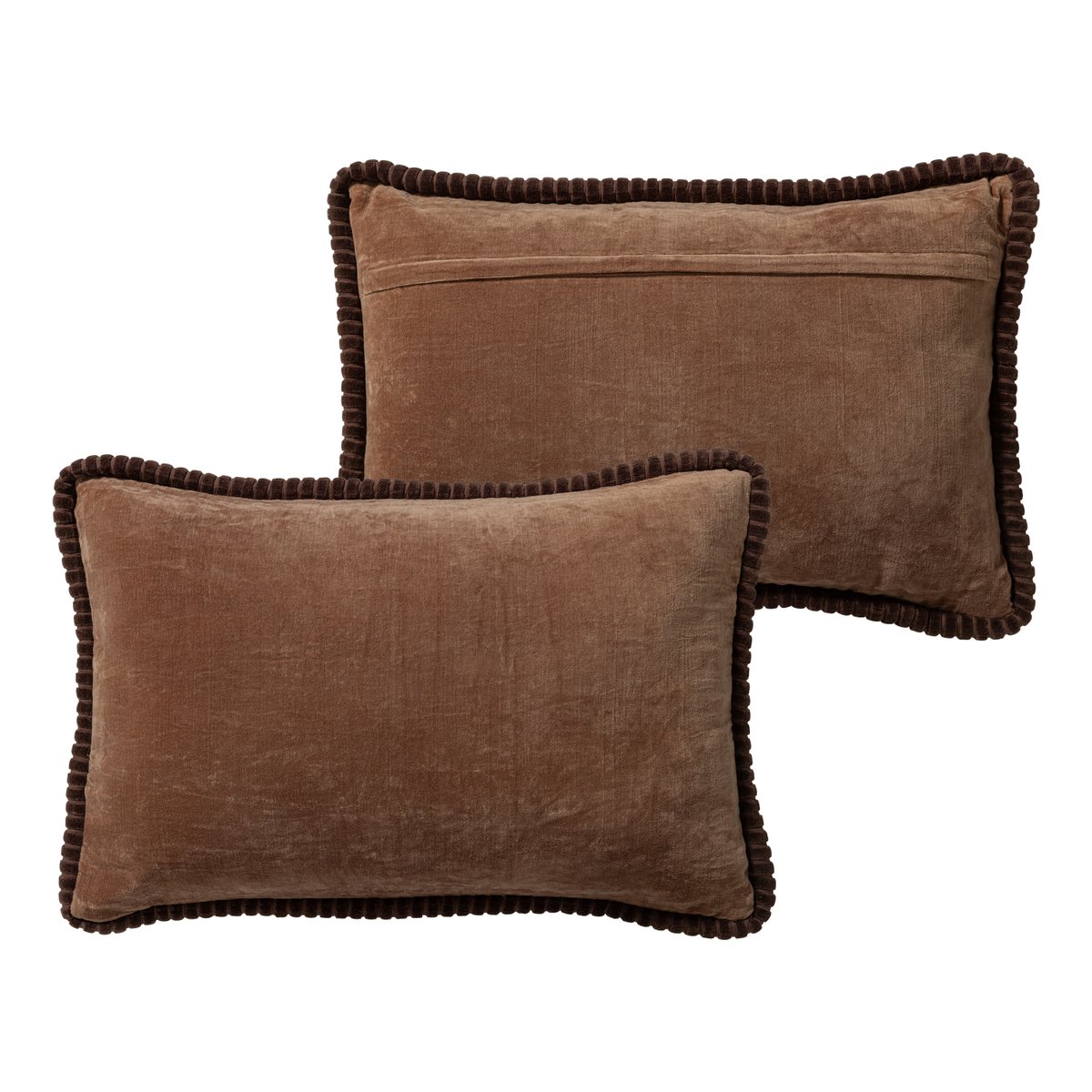 Lot de 4 coussins en coton LUVO rose, WOOOD