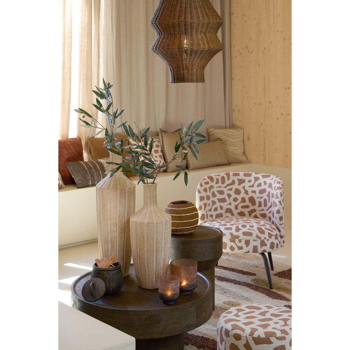 Vase Céramique AYNA sable, LIGHT & LIVING