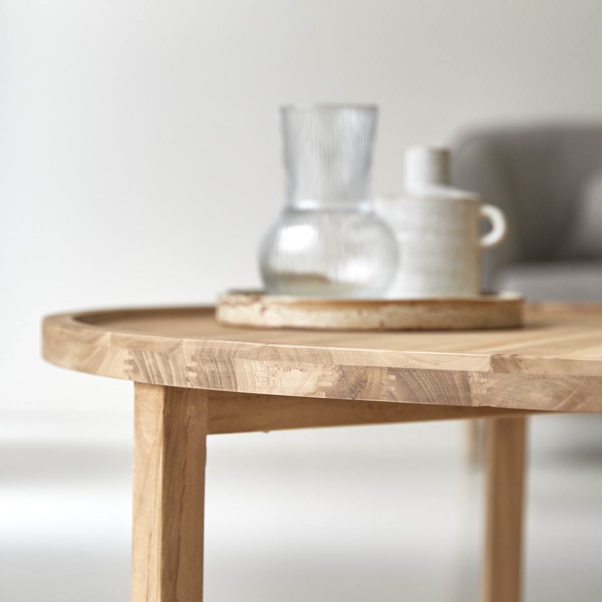 Table basse en Teck massif, ANA naturel, TIKAMOON