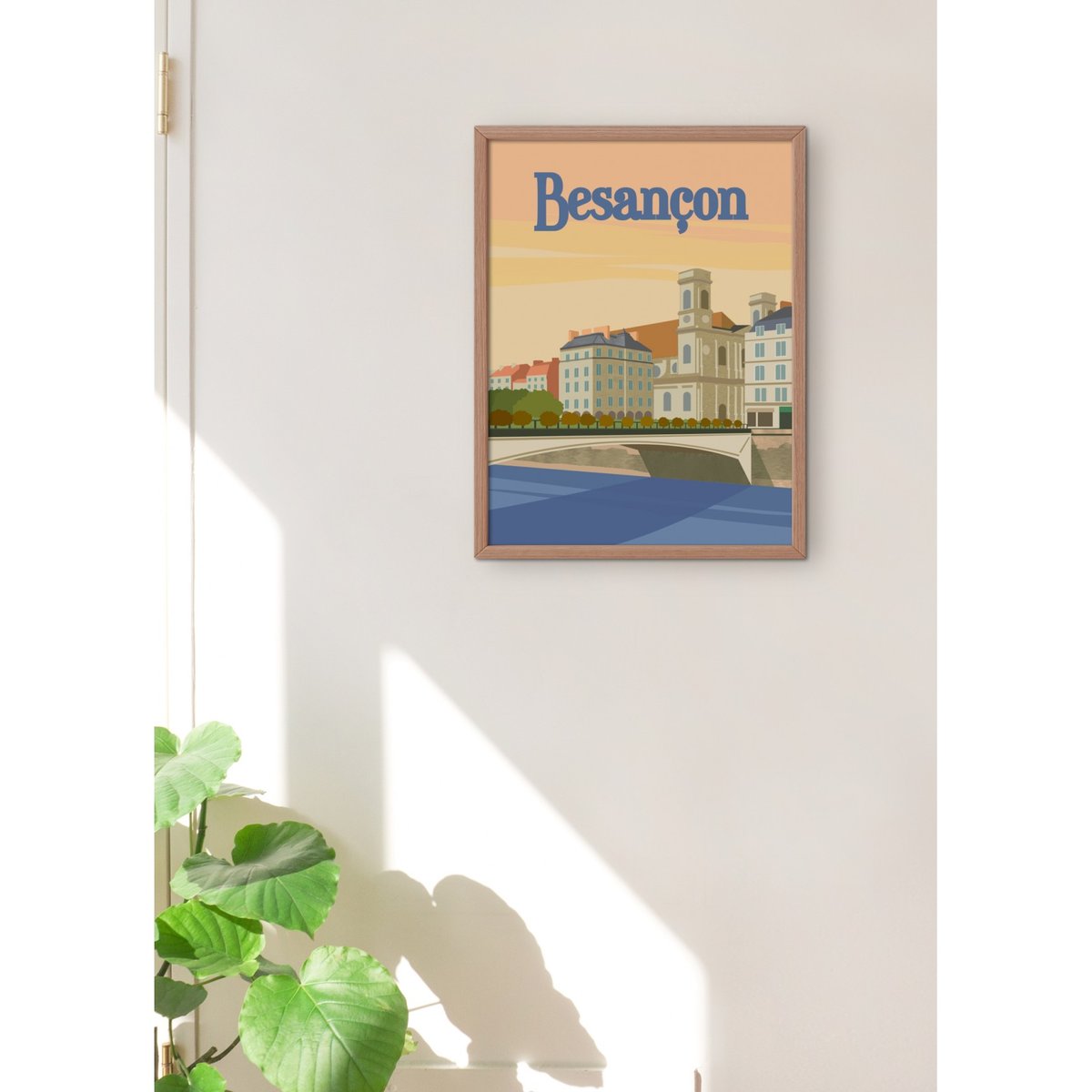 Affiche ville Besançon blanc, L'AFFICHERIE