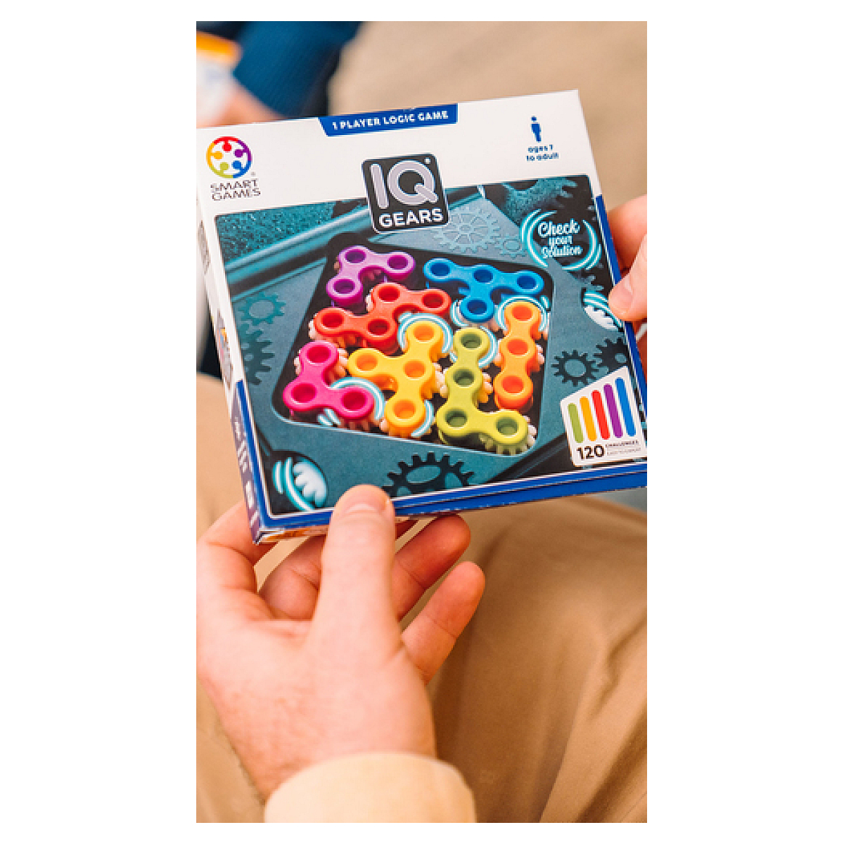 SmartGames IQ Gear casse tete jaune, SMART GAMES