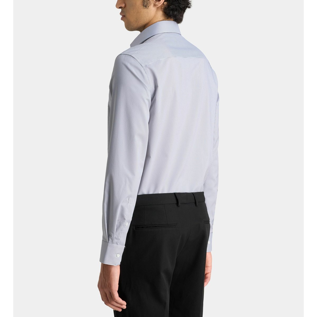 Chemise droite htake rayée bleu, GALERIES LAFAYETTE