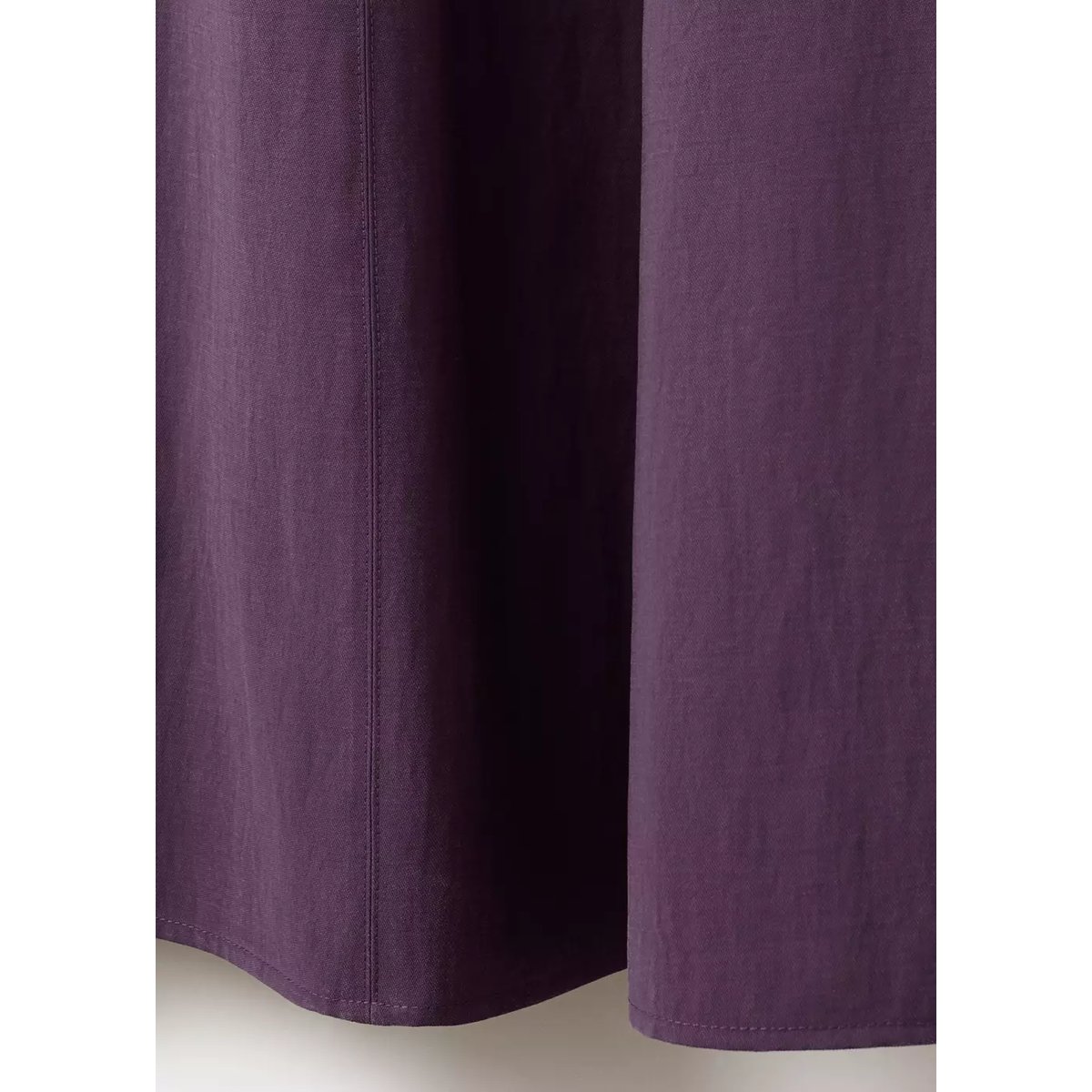 Robe évasée détail coutures violet, MANGO