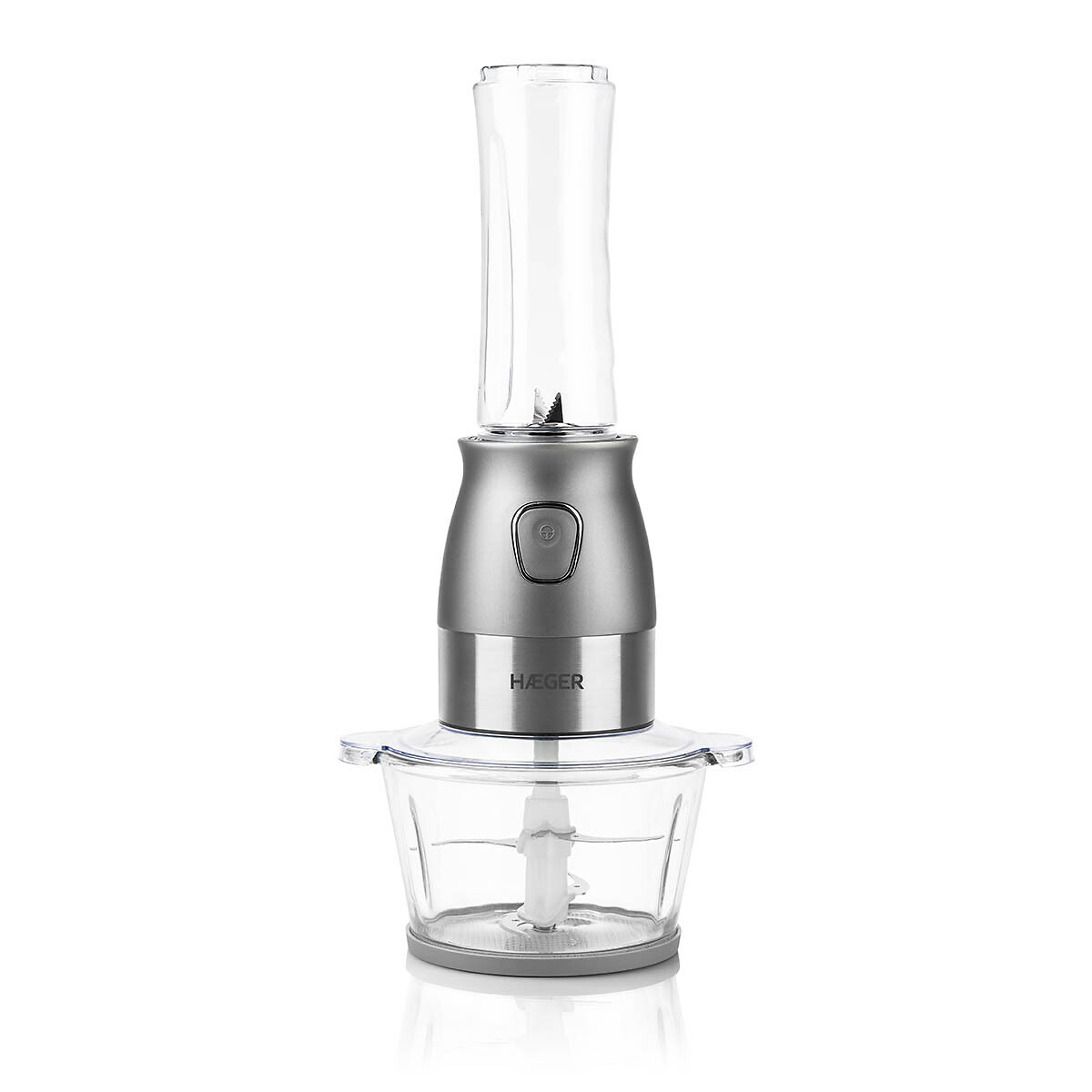 Liquidificadora e Picadora Perfect Combo, HAEGER inox, HAEGER