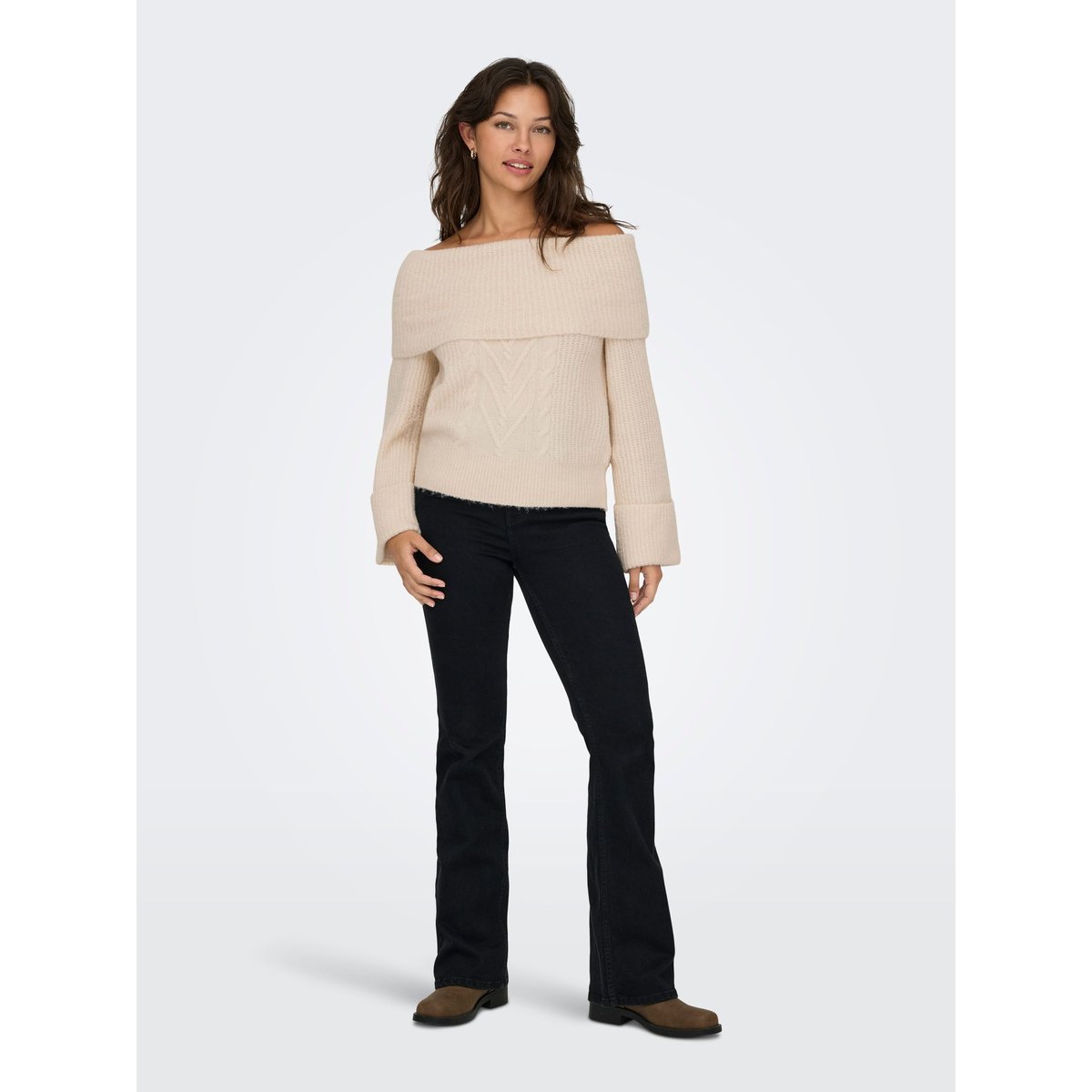Pull En Maille birch 1, ONLY