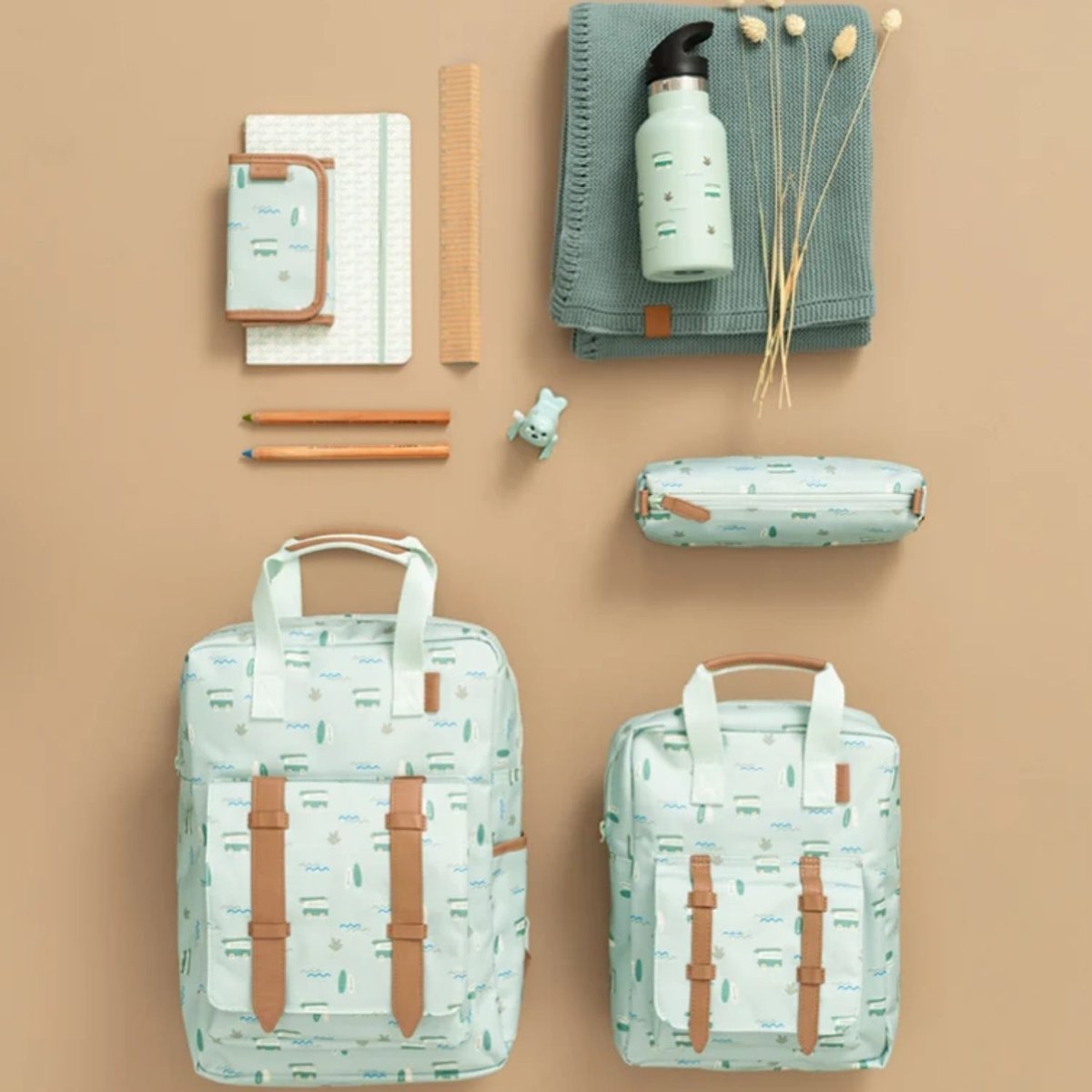 Sac à dos bébé vert, FRESK
