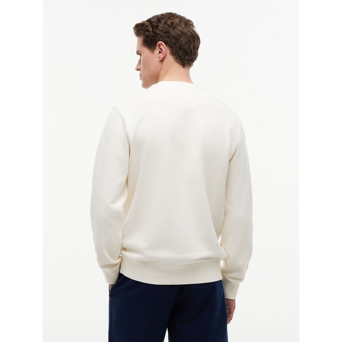 Sweat col rond ecru, TOMMY HILFIGER