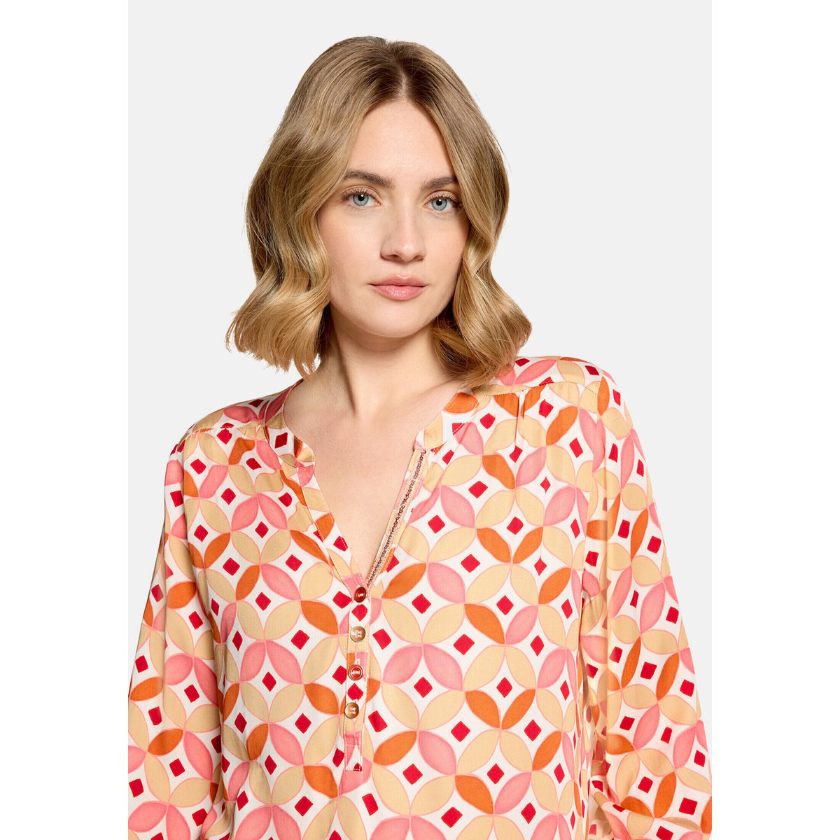 Blouse casual à motifs cream/rosé, CARTOON