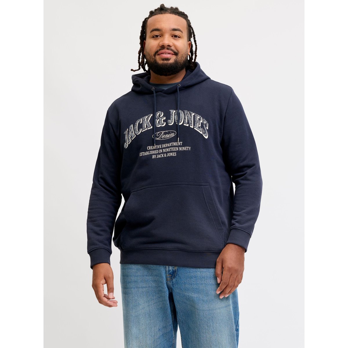 Sweat À Capuche navy blazer, JACK & JONES