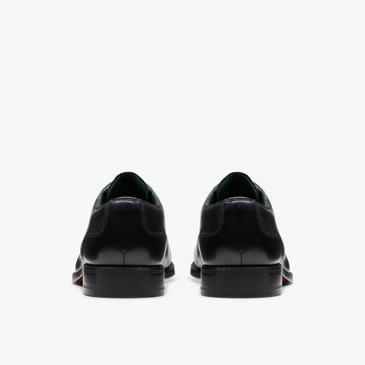 Derbies richelieus Cuir CRAFT JAMES CAP noir, CLARKS