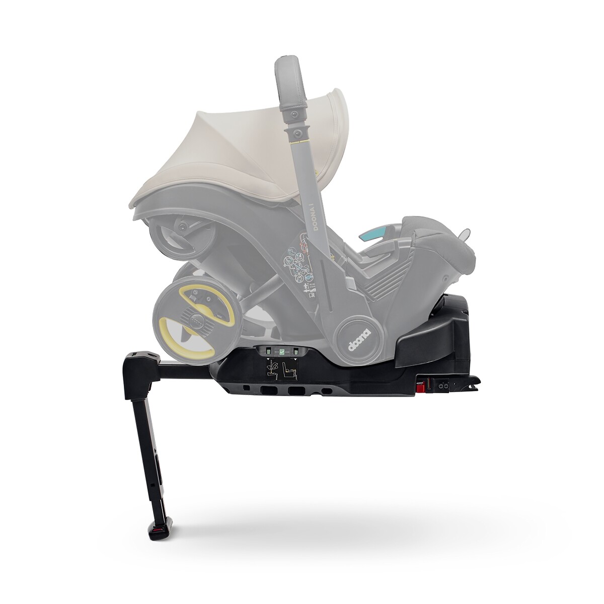 I ISOFIX Car Seat Base black, DOONA