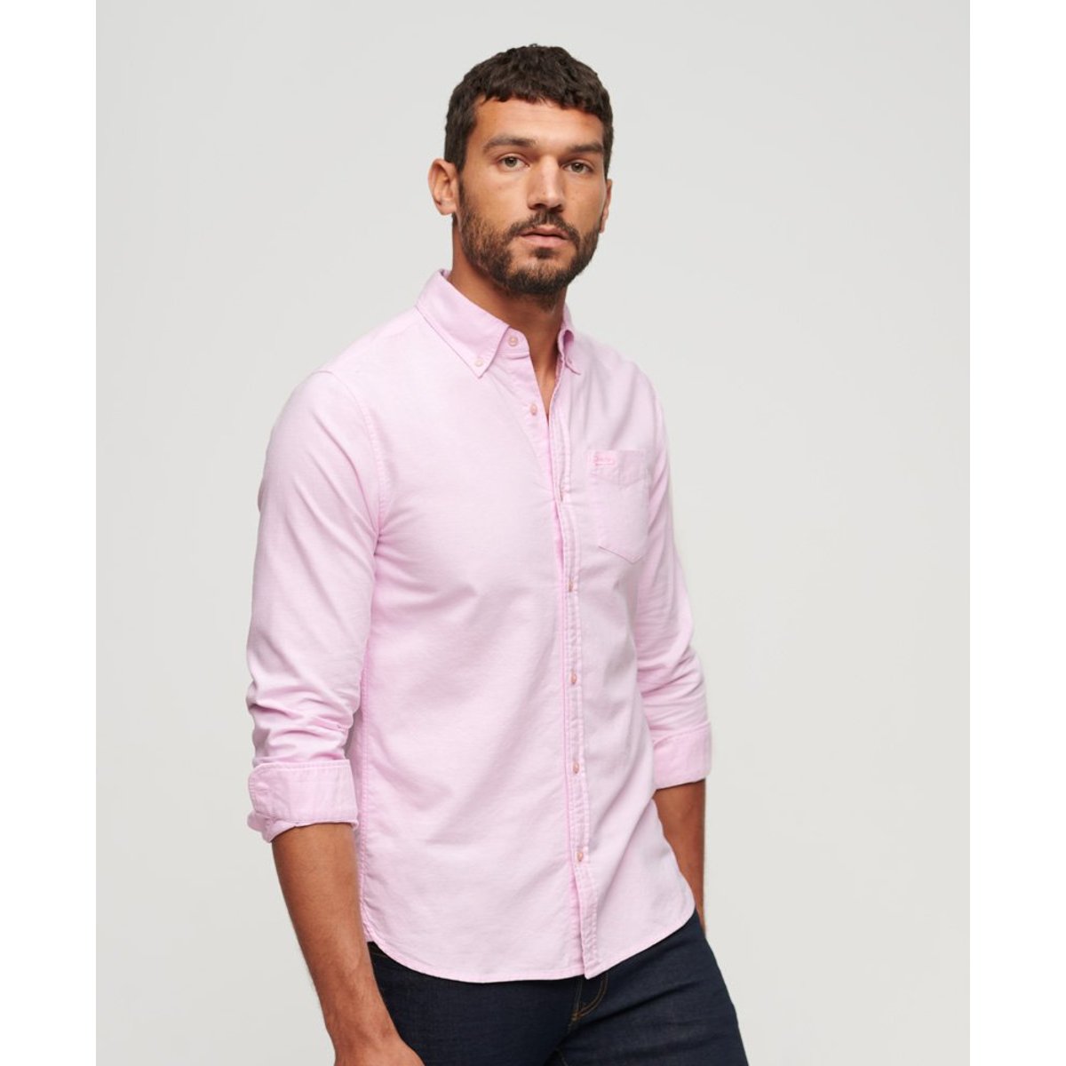 Chemise Oxford rose urbain, SUPERDRY
