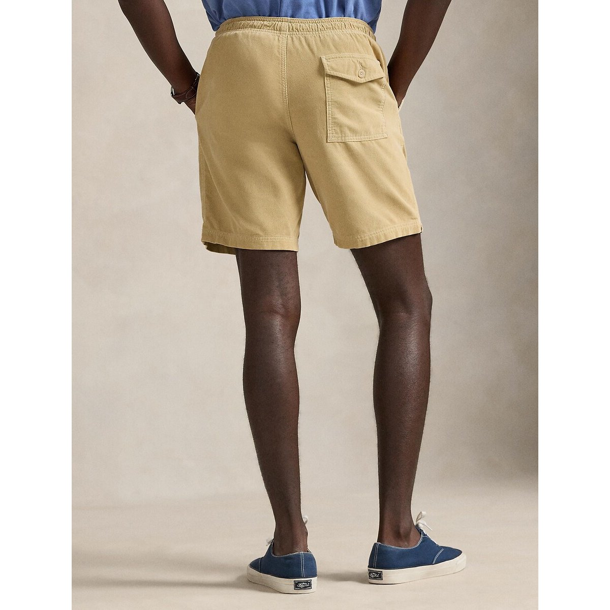 Short Classic Fit velours côtelé 20,5 cm beige, POLO RALPH LAUREN