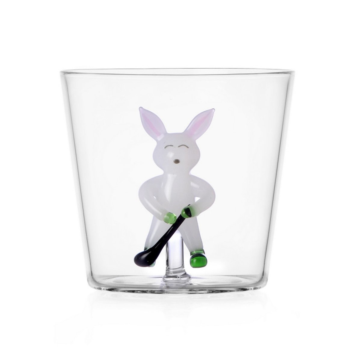Verre à eau SNOW GAMES Rabbit Ice Hockey blanc, ICHENDORF