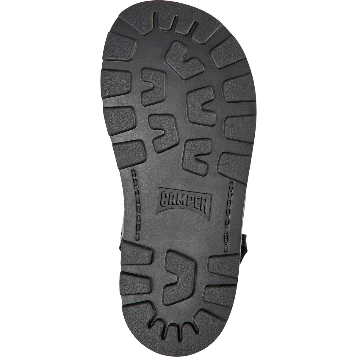 Sandales Brutus cuir noir, CAMPER
