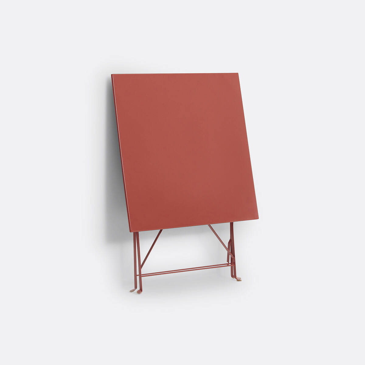 Ozevan Square Folding Metal Table terracotta, LA REDOUTE INTERIEURS