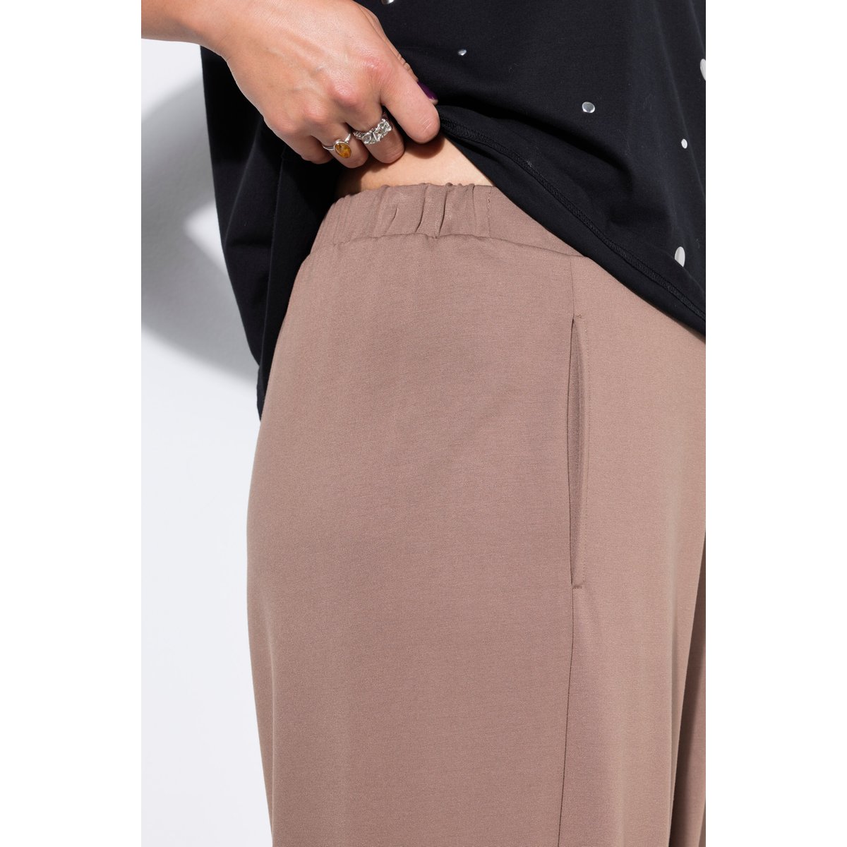 Pantalon coupe « barrel » bruitette, STUDIO UNTOLD