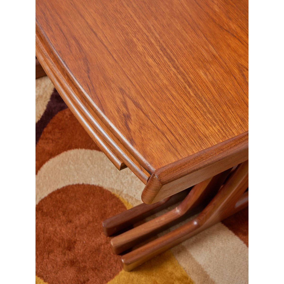 tables gigognes scandinaves en bois Barbara N°128 - Bon état bois clair, DEBONGOUT