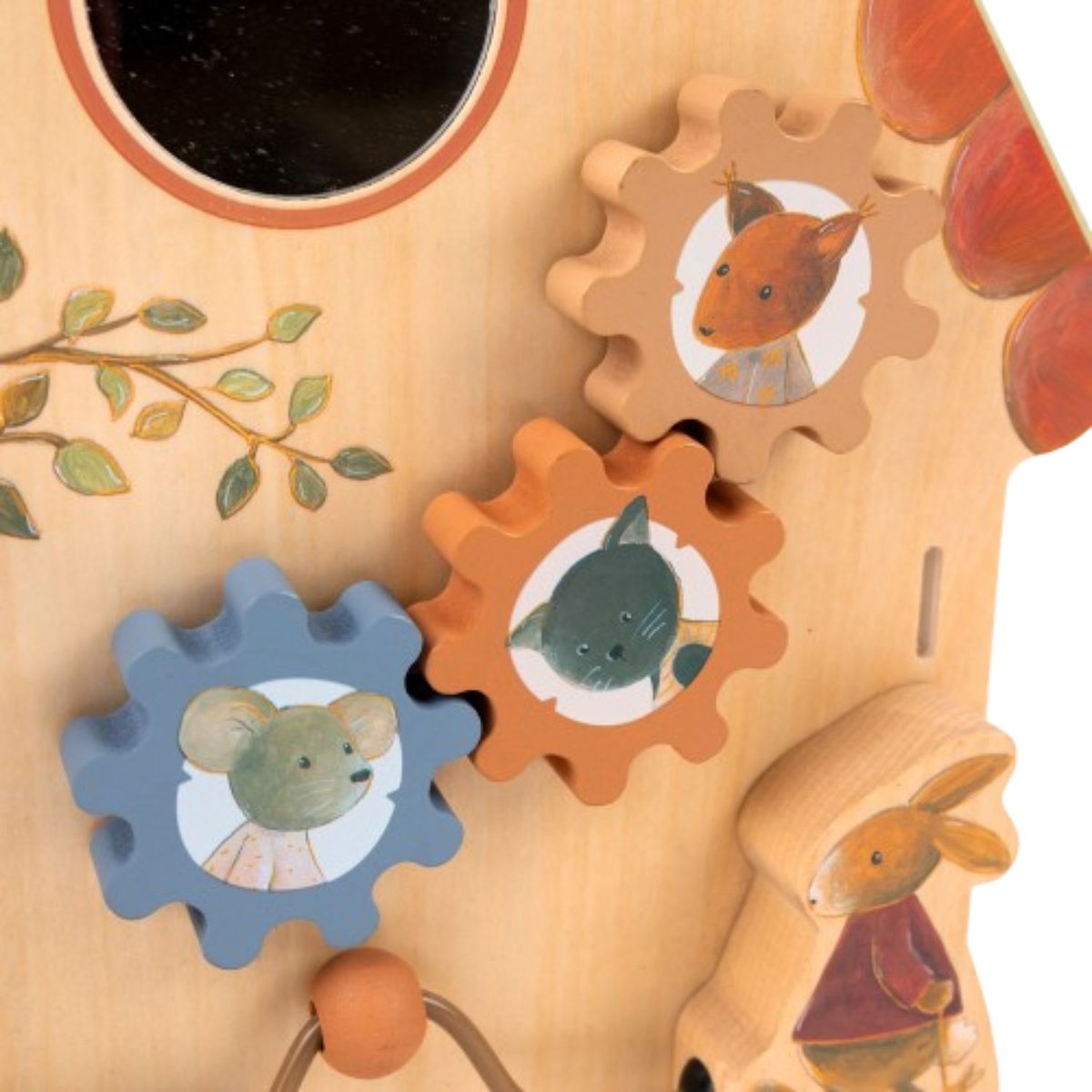 Tableau d'activités beige, orange, bleu, EGMONT TOYS
