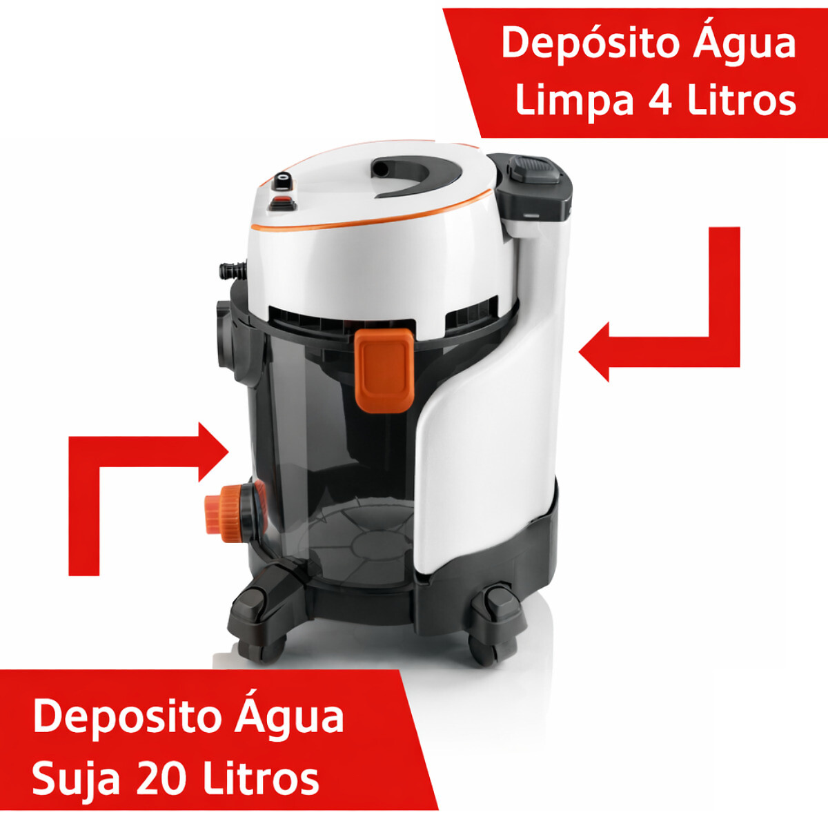Aspirador Extrator HAEGER Ultra Clean 1400W, Haeger preto , HAEGER