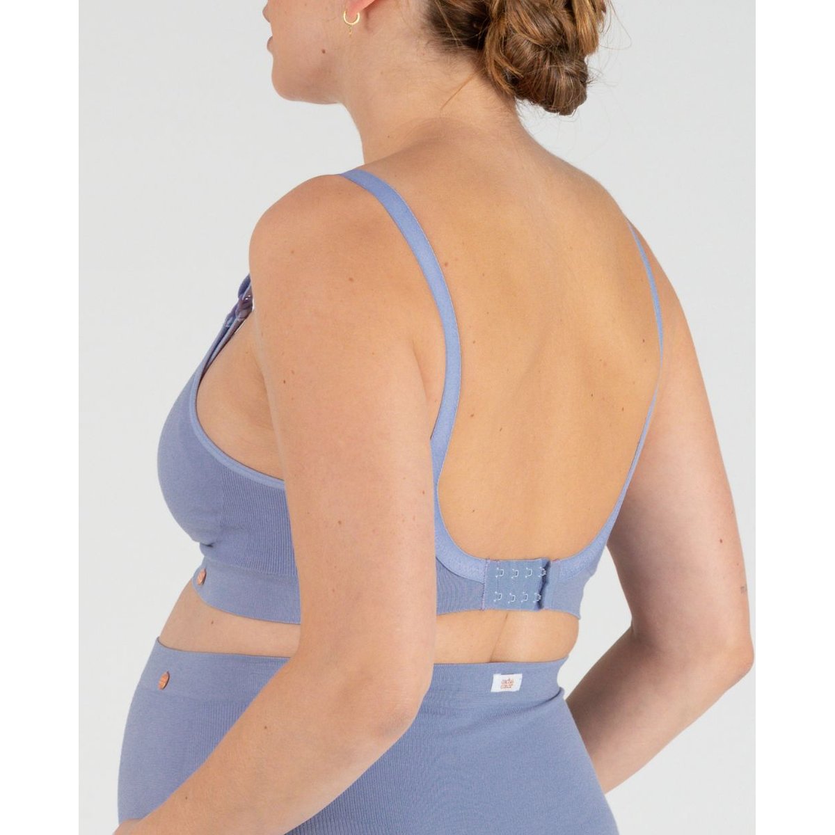 Brassière de grossesse et d'allaitement Organic bleuet, CACHE COEUR