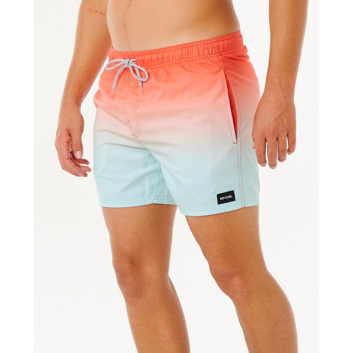 Short VOLLEY OFFSET Fade rouge, RIP CURL