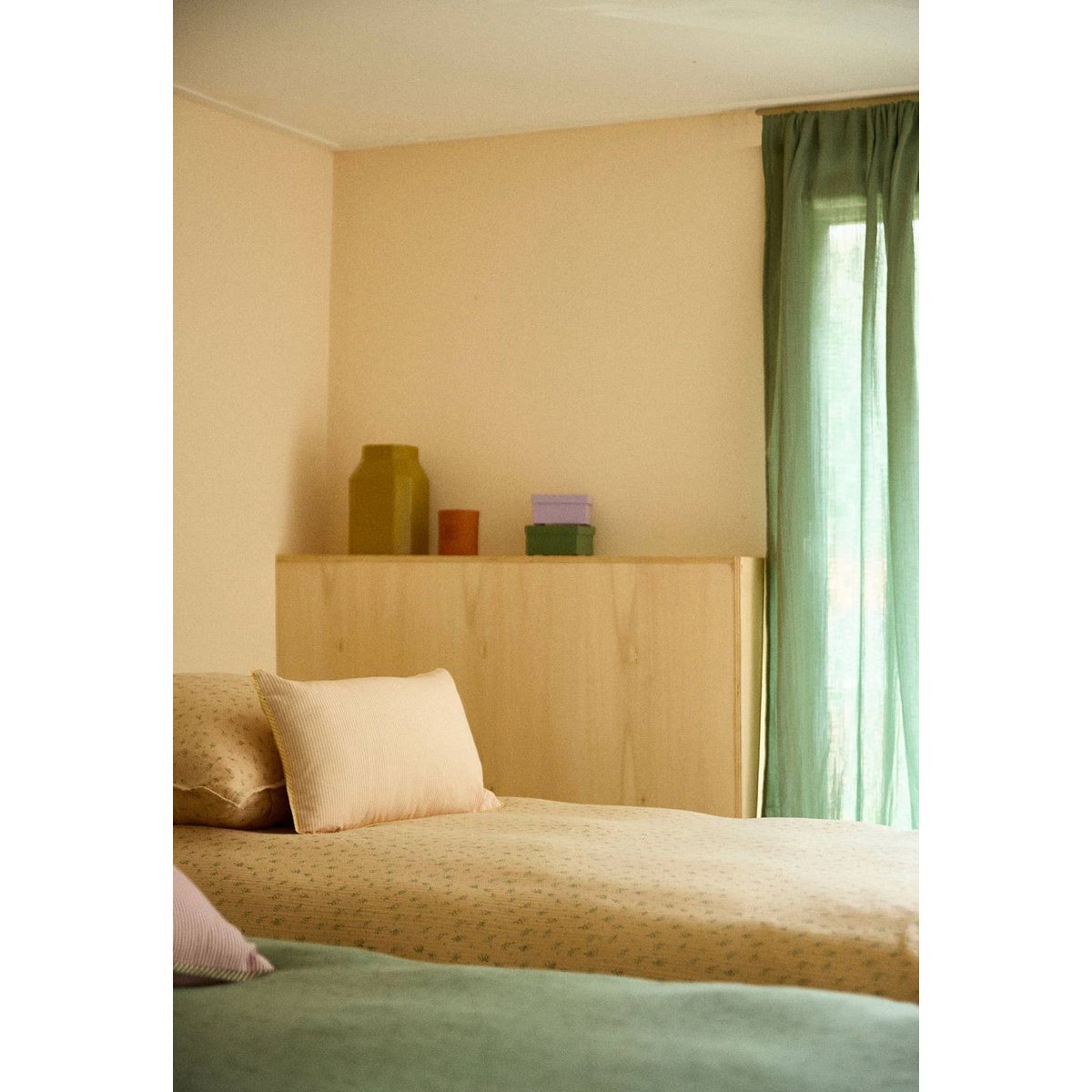 Parure de lit en gaze de coton biologique, Green & Kids beige etincelle argile, GABRIELLE PARIS