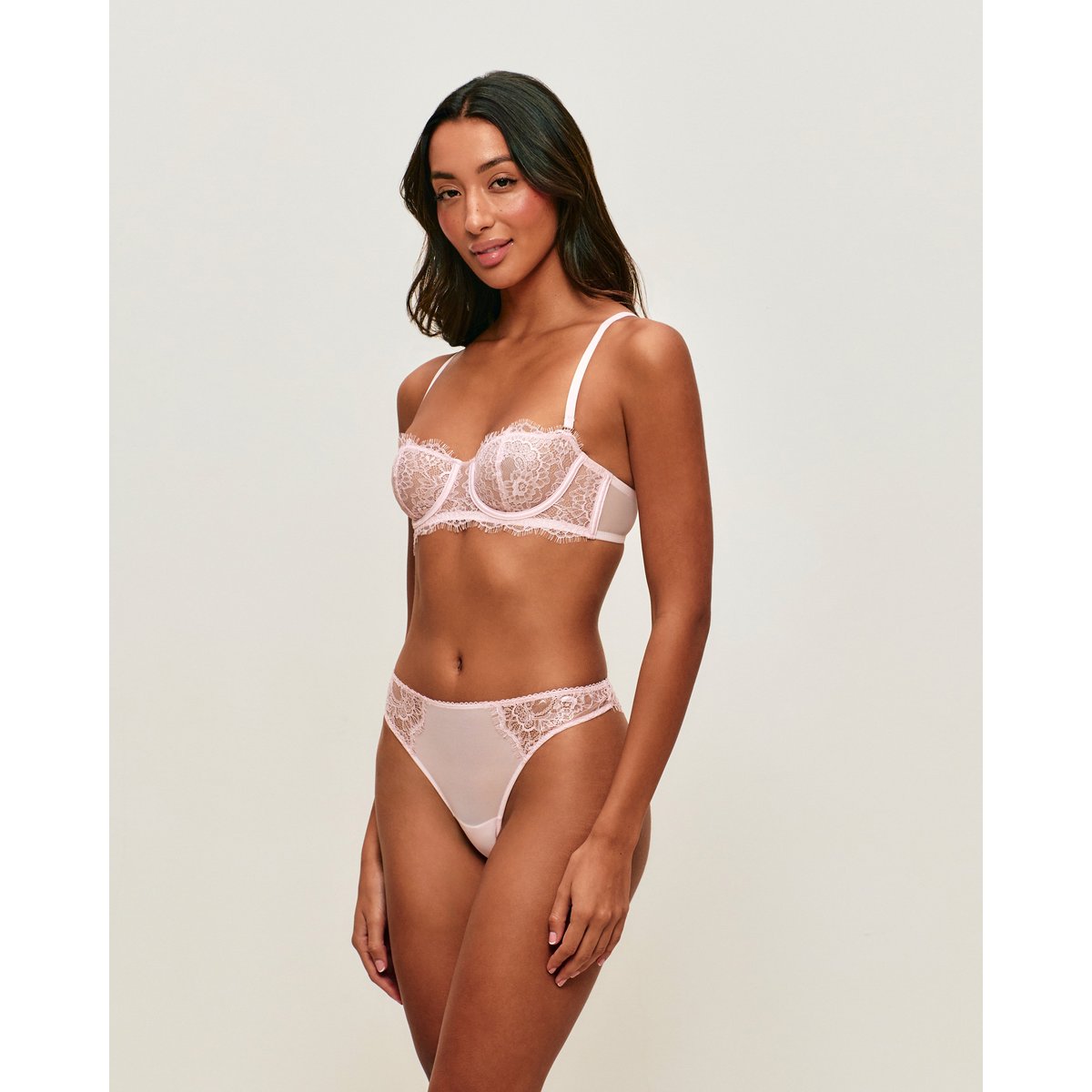 Soutien-gorge corbeille en dentelle FOILTYLAIZ rose, UNDIZ